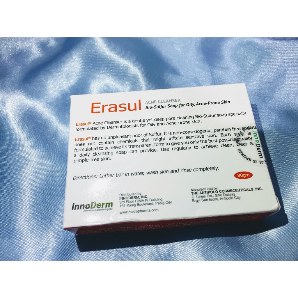 InnoDerm Erasul Acne Cleanser Sulfur Soap