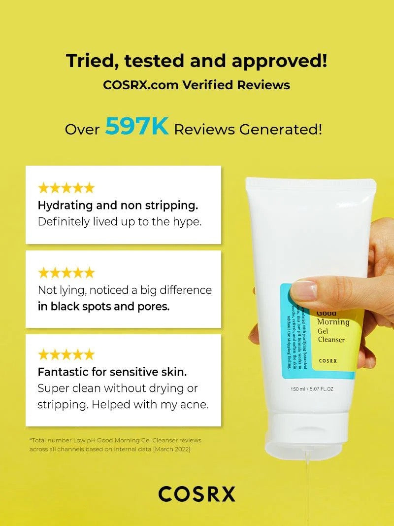 CosRX Low pH Good Morning Gel Cleanser