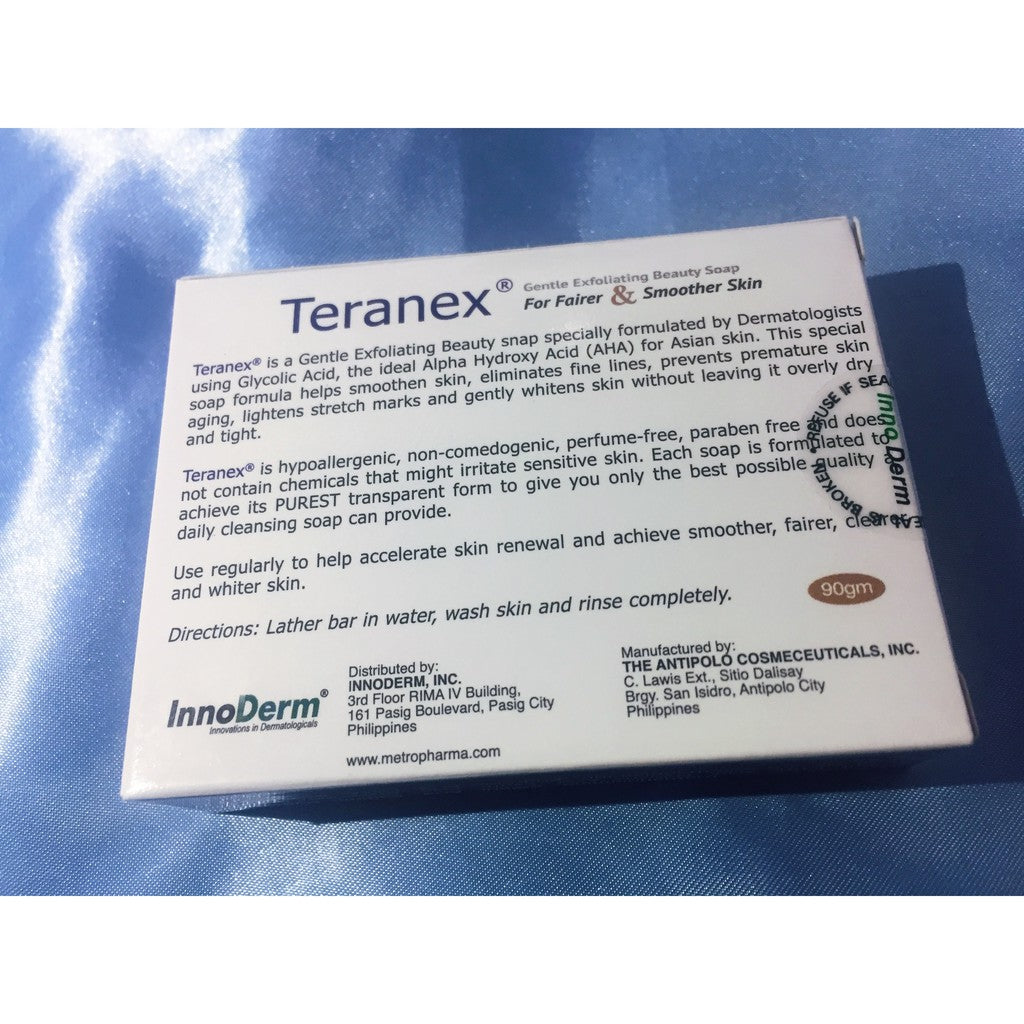 InnoDerm Teranex Gentle Exfoliating Whitening Glycolic Acid Soap